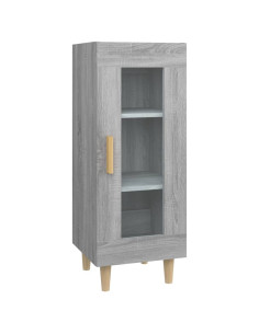 Credenza Grigio Sonoma 34,5x34x90 cm in Legno Multistrato