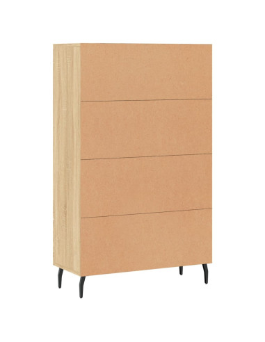 Credenza Rovere Sonoma 69,5x31x115 cm in Legno Multistrato