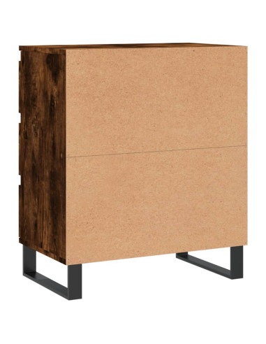Credenza Rovere Fumo 60x35x70 cm in Legno Multistrato
