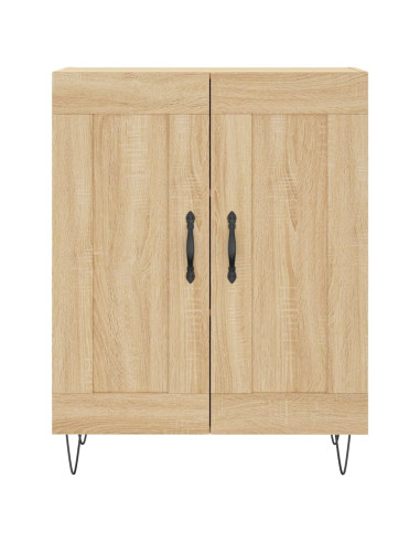 Credenza Rovere Sonoma 69,5x34x180 cm in Legno Multistrato