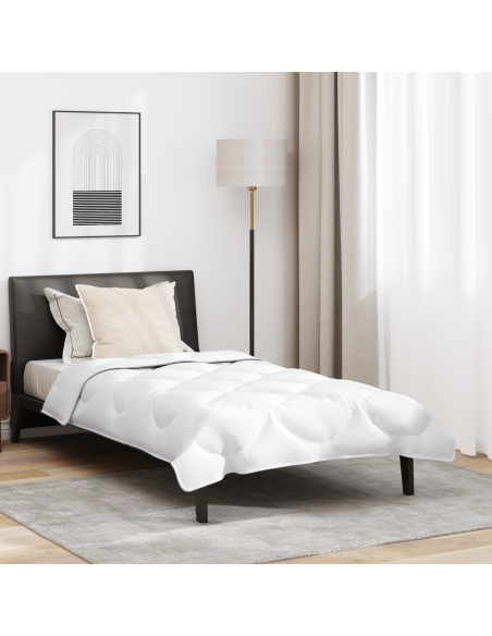 Duvet 2-in-1 con cuscino 2 pcs Bianco 140 x 220 cm Microfibra