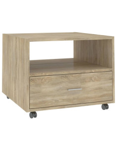 Tavolino da Salotto Rovere Sonoma 55x55x40 cm Legno Multistrato