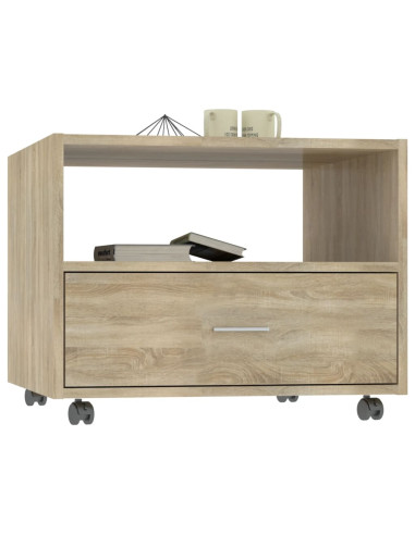 Tavolino da Salotto Rovere Sonoma 55x55x40 cm Legno Multistrato