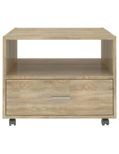 Tavolino da Salotto Rovere Sonoma 55x55x40 cm Legno Multistrato