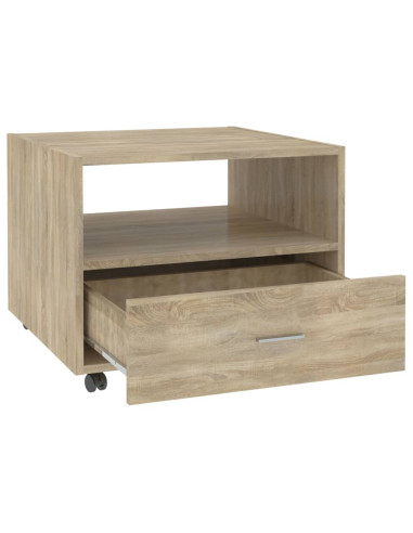 Tavolino da Salotto Rovere Sonoma 55x55x40 cm Legno Multistrato