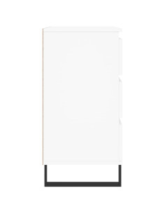 Credenza Bianca 60x35x70 cm in Legno Multistrato