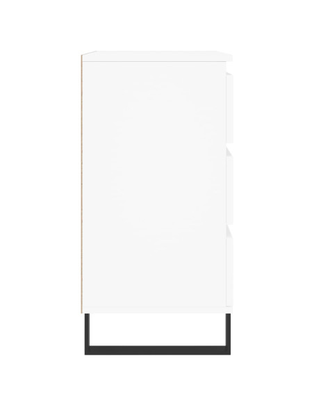 Credenza Bianca 60x35x70 cm in Legno Multistrato