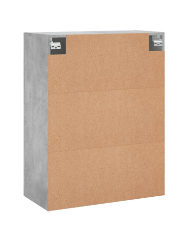 Mobili a Parete 2 pz Grigio Cemento 69,5x34x90 cm