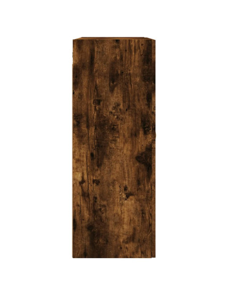 Mobili a Parete 2 pz Rovere Fumo 69,5x34x90 cm