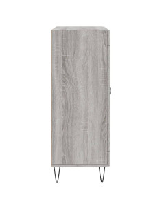 Credenza Grigio Sonoma 69,5x34x90 cm in Legno Multistrato