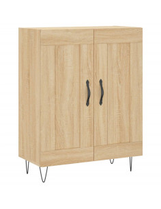 Credenza Rovere Sonoma 69,5x34x180 cm in Legno Multistrato