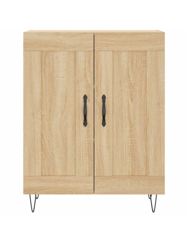 Credenza Rovere Sonoma 69,5x34x180 cm in Legno Multistrato