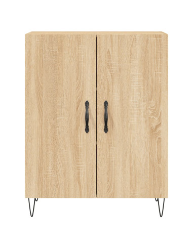 Credenza Rovere Sonoma 69,5x34x180 cm in Legno Multistrato