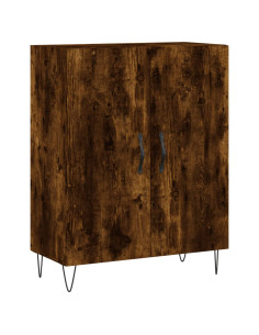 Credenza Rovere Fumo  69,5x34x180 cm in Legno Multistrato