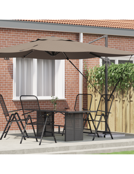 Parasol Roma Talpa 286 x 284 x 265 cm Alluminio e Poliestere