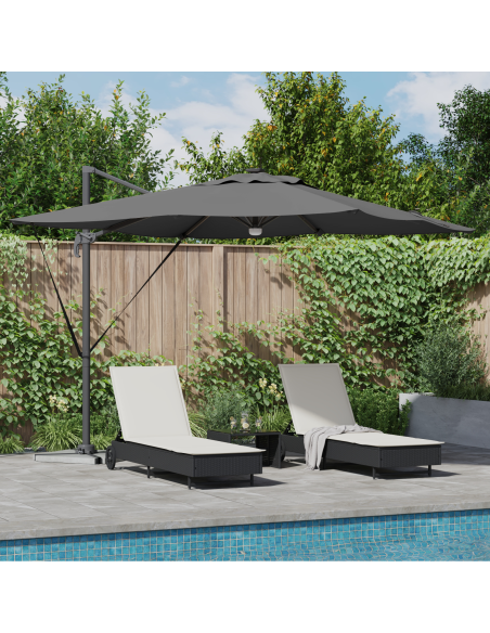 Parasol Roma Antracite 286 x 284 x 270 cm