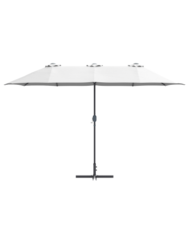 Ombrello da giardino Sabbia 370 x 197 x 239 cm