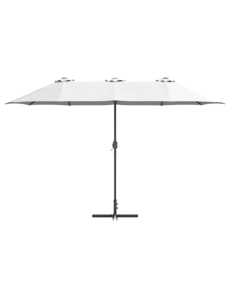 Ombrello da giardino Sabbia 380 x 196 x 235 cm
