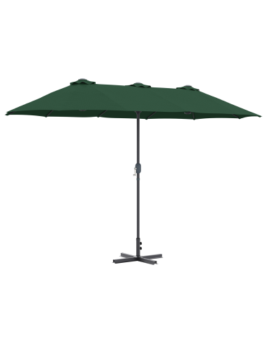 Ombrello da giardino Verde 370 x 197 x 239 cm