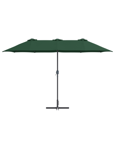 Ombrello da giardino Verde 370 x 197 x 239 cm