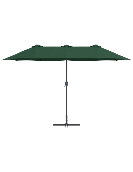 Ombrello da giardino Verde 380 x 196 x 235 cm