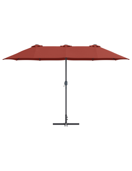 Ombrello da giardino Terracotta 370 x 197 x 239 cm