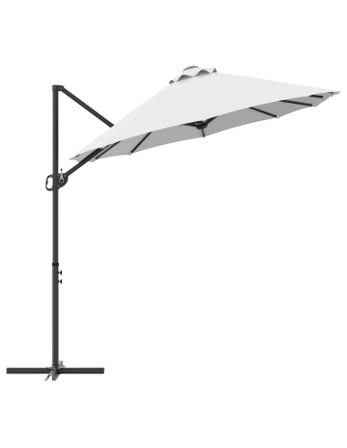 Ombrellone Sabbia 372 x 198 x 243 cm Poliestere e Alluminio