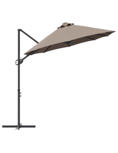 Ombrellone Talpa 372 x 198 x 243 cm Poliestere e Alluminio