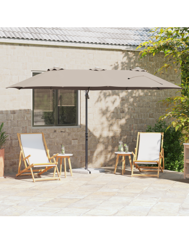 Ombrellone Talpa 372 x 198 x 243 cm Poliestere e Alluminio