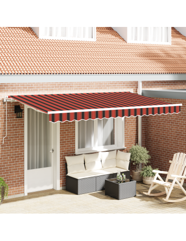 Tenda Retrattile Arancione 350 x 200 cm Tessuto
