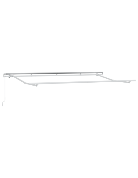 Tenda Retrattile Crema e Bianco 4 x 2 metri