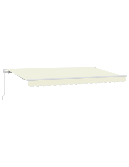 Tenda Retrattile Crema e Bianco 4 x 2 metri