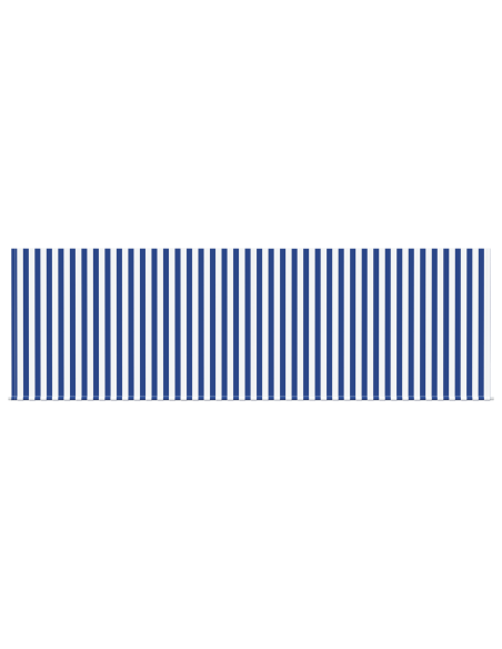 Tenda Retrattile Blu e Bianco 400 x 200 cm Tessuto