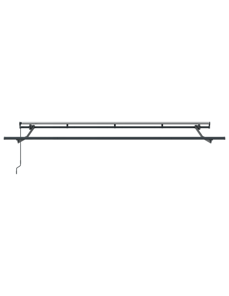 Tenda Retrattile Blu e Bianco Antracite 400 x 200 cm