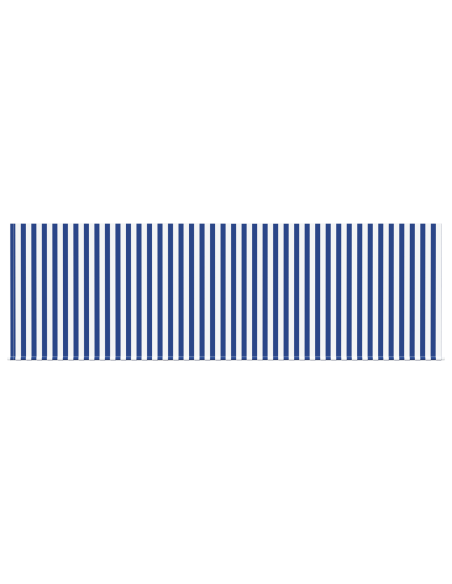 Tenda Retrattile Blu e Bianco 400 x 200 cm Metallo & Tessuto
