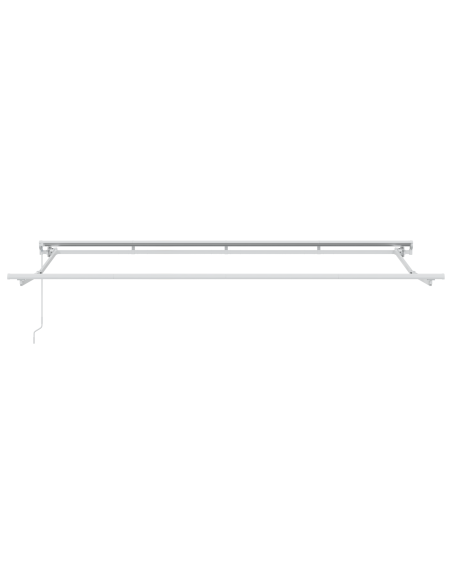 Tenda Retrattile Crema 400 x 200 cm Poliestere e Alluminio