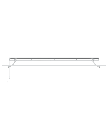 Tenda Retrattile Crema Bianco Marrone 400 x 200 cm