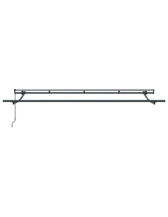 Tenda Retrattile Crema 400 x 200 cm Poliestere e Alluminio 2