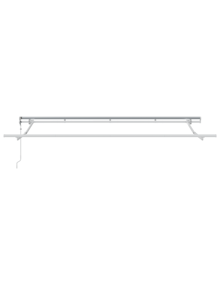 Tenda Retrattile Crema Bianco Marrone 400 x 200 cm