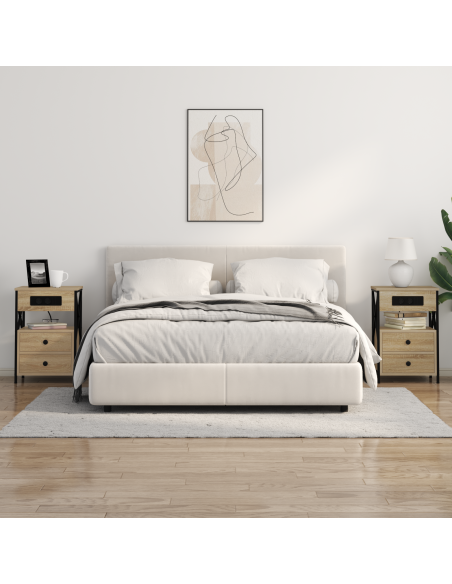 Armadio da Notte con cassetto rovere sonoma 40 x 31 x 60 cm