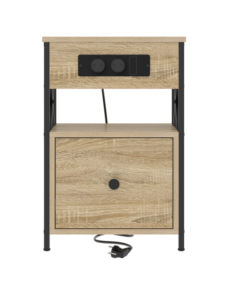 Armadio da Notte 2 pcs Rovere Sonoma 40 x 31 x 60 cm