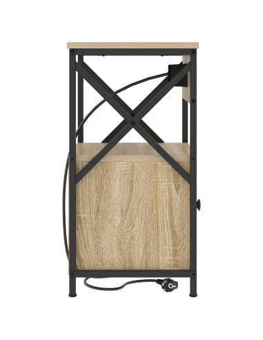 Armadio da Notte 2 pcs Rovere Sonoma 40 x 31 x 60 cm