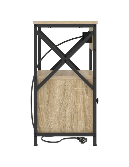 Armadio da Notte 2 pcs Rovere Sonoma 40 x 31 x 60 cm