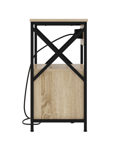 Armadio da Notte con cassetto Rovere Sonoma 40 x 31 x 60 cm