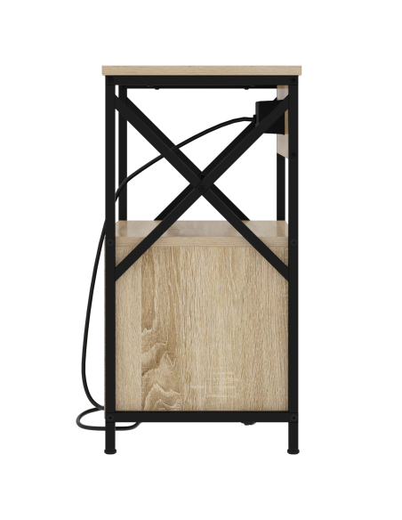 Armadio da Notte con cassetto rovere sonoma 40 x 31 x 60 cm