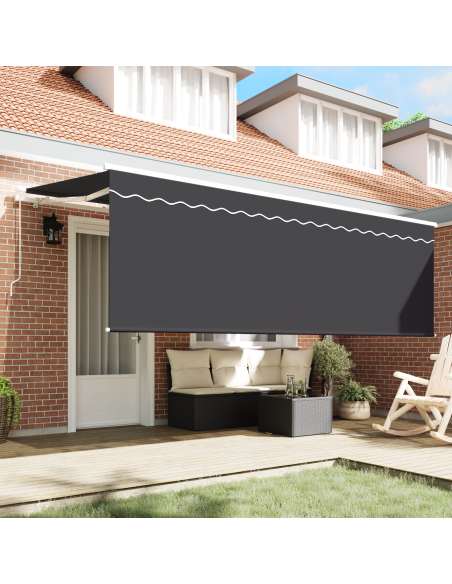 Tenda Retrattile Antracite Bianco Grigio
