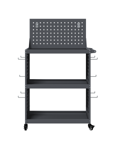 Carrello per Attrezzi con ruota Antracite 65 x 35 x 111 cm