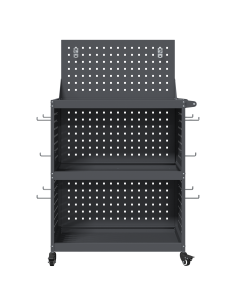 Carrello per Attrezzi con ruota Antracite 65 x 35 x 111 cm