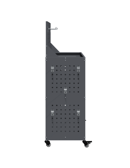 Carrello per Attrezzi Antracite 65 x 35 x 111 cm