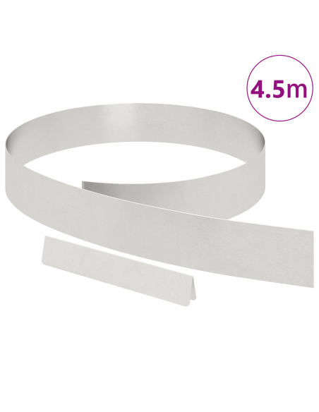 Bordura per Prato Argento 450 x 0.05 x 15 cm